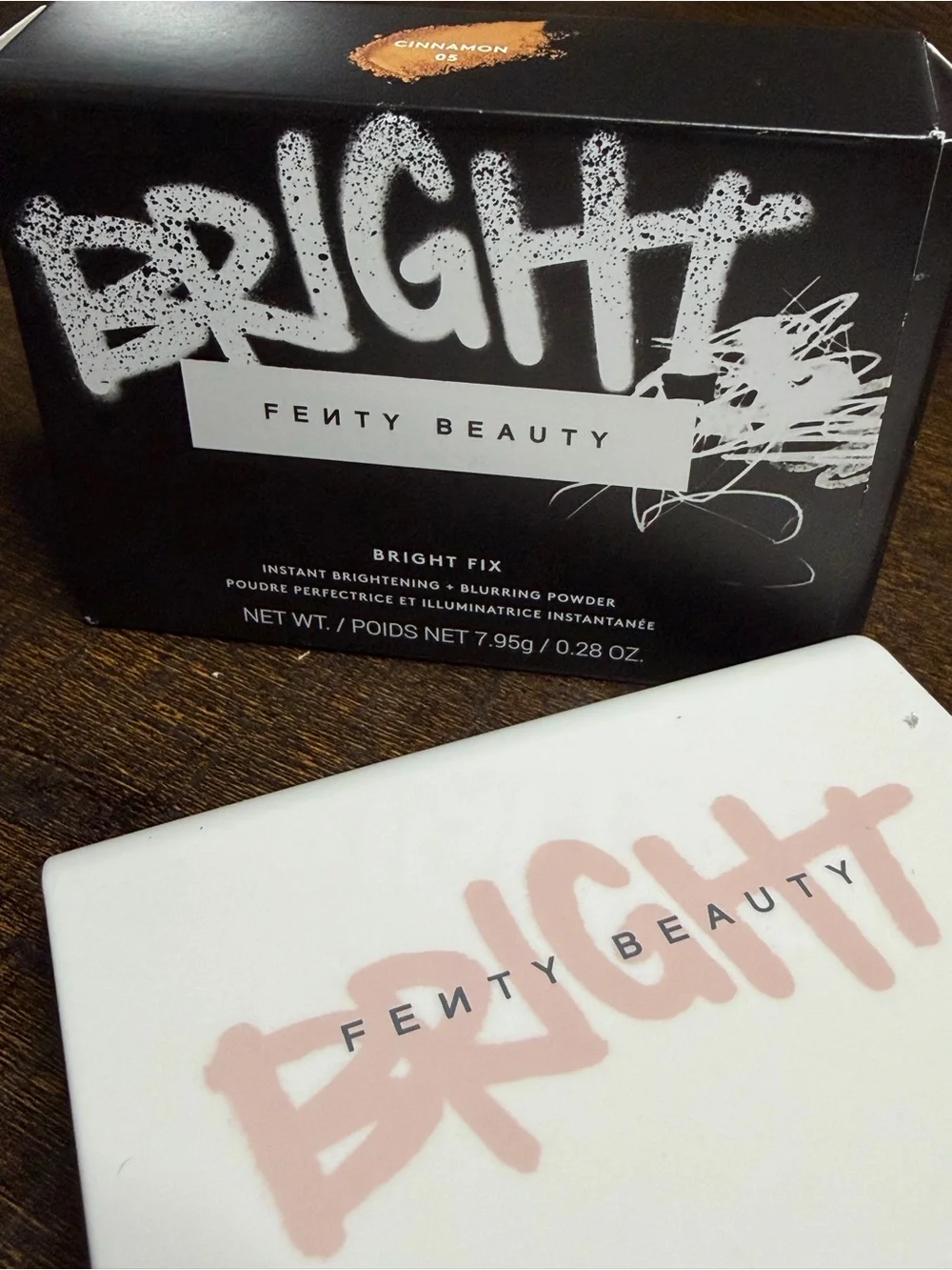 Fenty -Cinnamon-Beauty Bright Fix Instant Brightening Blurring Powder